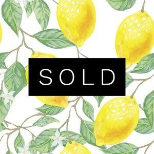 🍋 SOLD 🍋